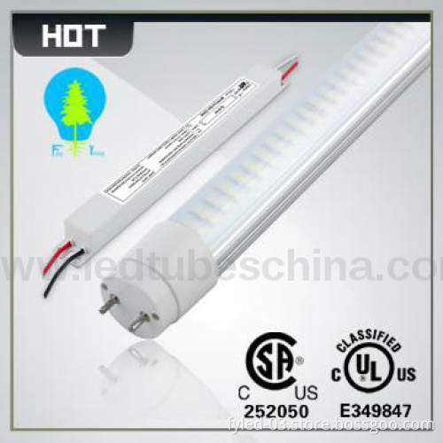 DLC UL cUL 1200mm fluorescent tube lamp external driver 18W high lum